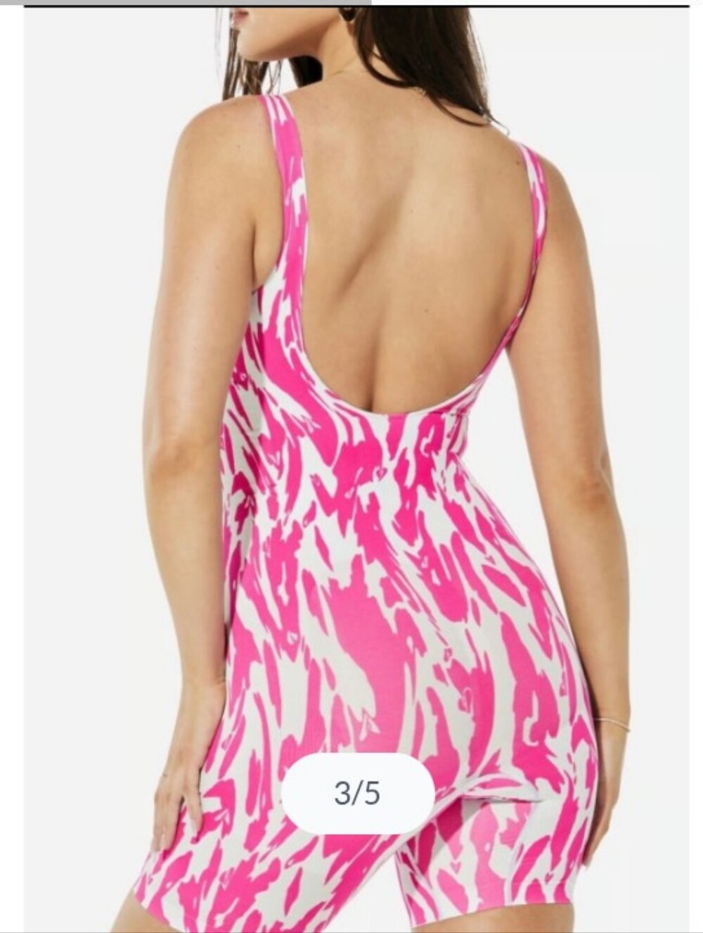 Fabletics X Lizzo YITTY Nearly Naked Shaping Mid Thigh Bodysuit Size M/L (8-10)